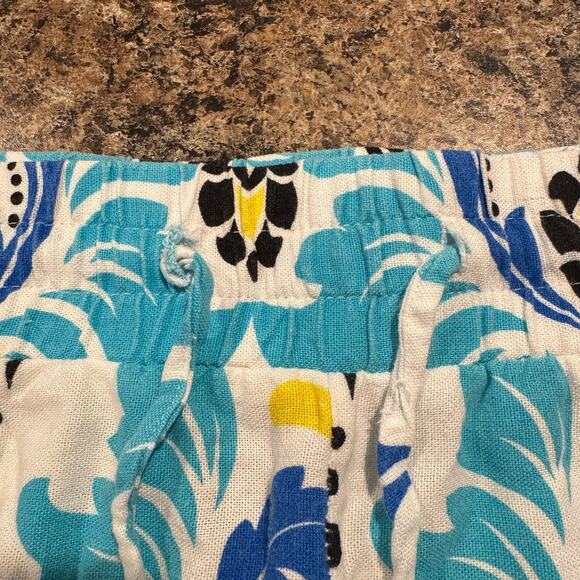 Ashley Stewart Womens Pants Linen Blend Wide Leg Beachy Pull On White Size 26 FH - Picture 4 of 6